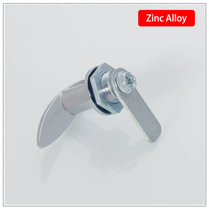 

3pcs Zinc Alloy Rotating Tongue Lock Handle for Industrial Electromechanical Equipment Control Cabinet Door Distribution Box