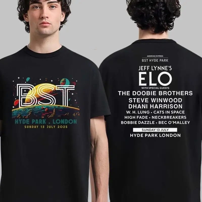 Jeff Lynne Äôs Elo Bst Hyde Park London 2025 Event T Shirt On July 13