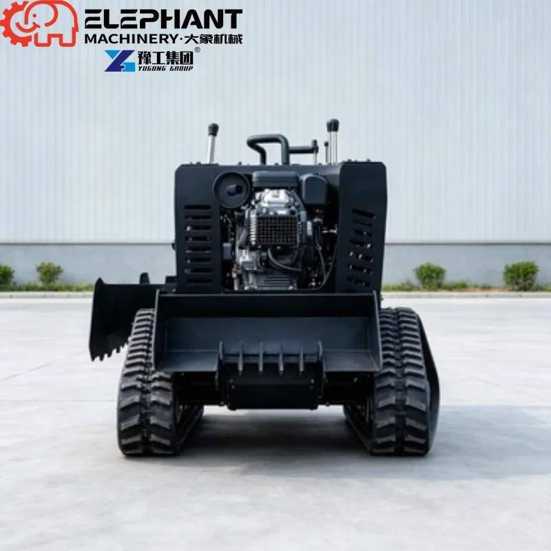 Rubber Track Trencher, 23HP Multifunctional Hydraulic Slotting And Ditching Machine For Farm Pipeline Digging