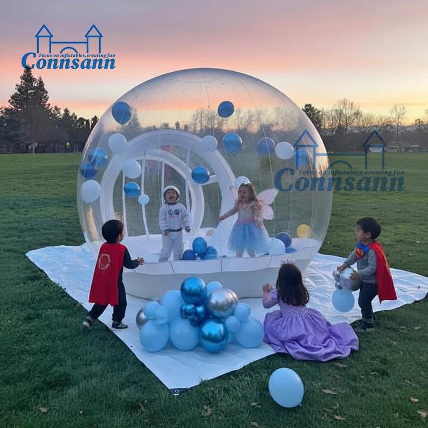 3 m aufblasbares Blasenhaus, großes wasserdichtes TPU-Campingzelt für heiße Festivalpartys und Spaß im Freien, vielseitiges Ballonzelt f