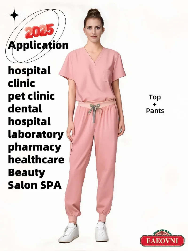 

Operating Room Medical Uniform Scrubs Hospital Working Scrubs Set Medical Supplies Nurse Dental Surgery Suit Workwear Wholesale