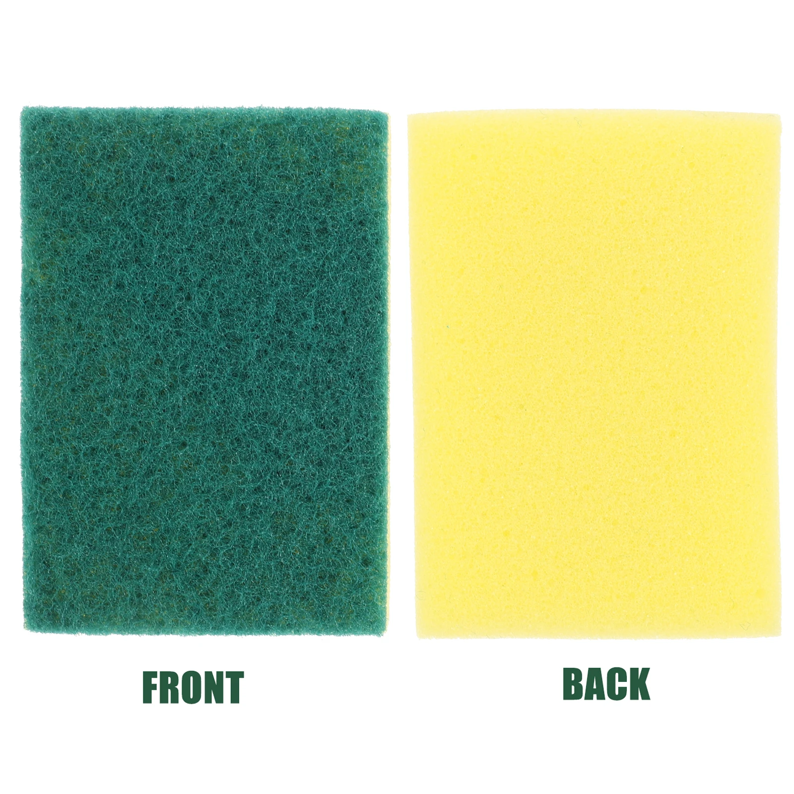 

20pcs Cleaning Sponge High-density Scouring Pads Kitchen Cleaning Cloths Dishwashing Brush Water Absorbing Fast for Kitchen