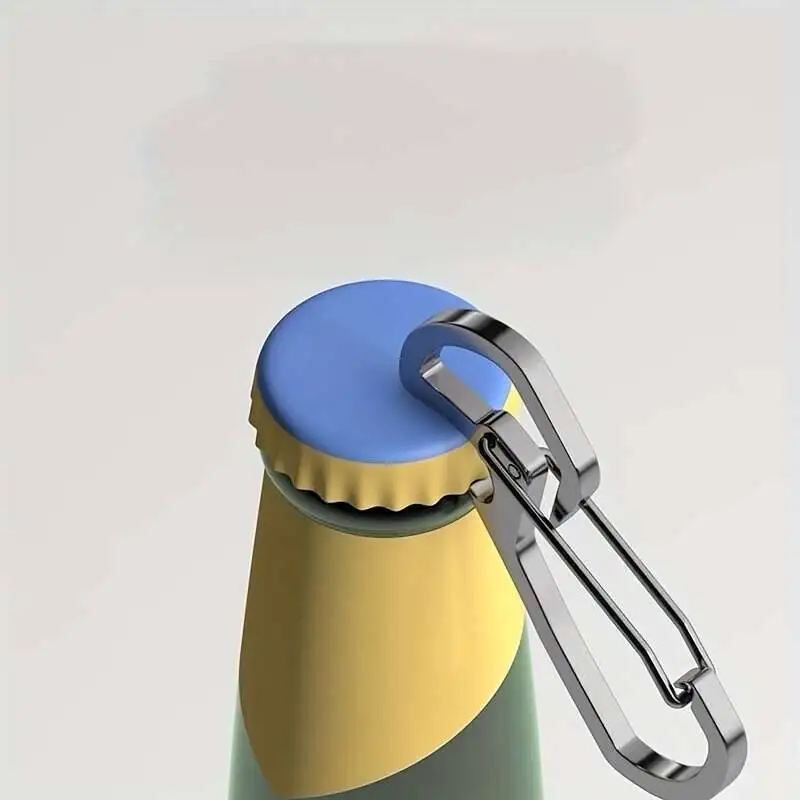 Portachiavi durevole a 3 fibbie Anello per appendere rapidamente apribottiglie Accessorio per ingranaggi Organizzatore di chiavi Design compatto Pratico clip da cintura per attrezzi