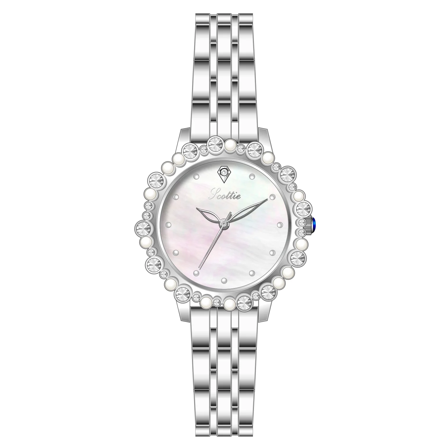 Women's Watches Fashion Luxury Japanese Quartz Watches Waterproof Stainless Steel Ladies College Student Watch Watches