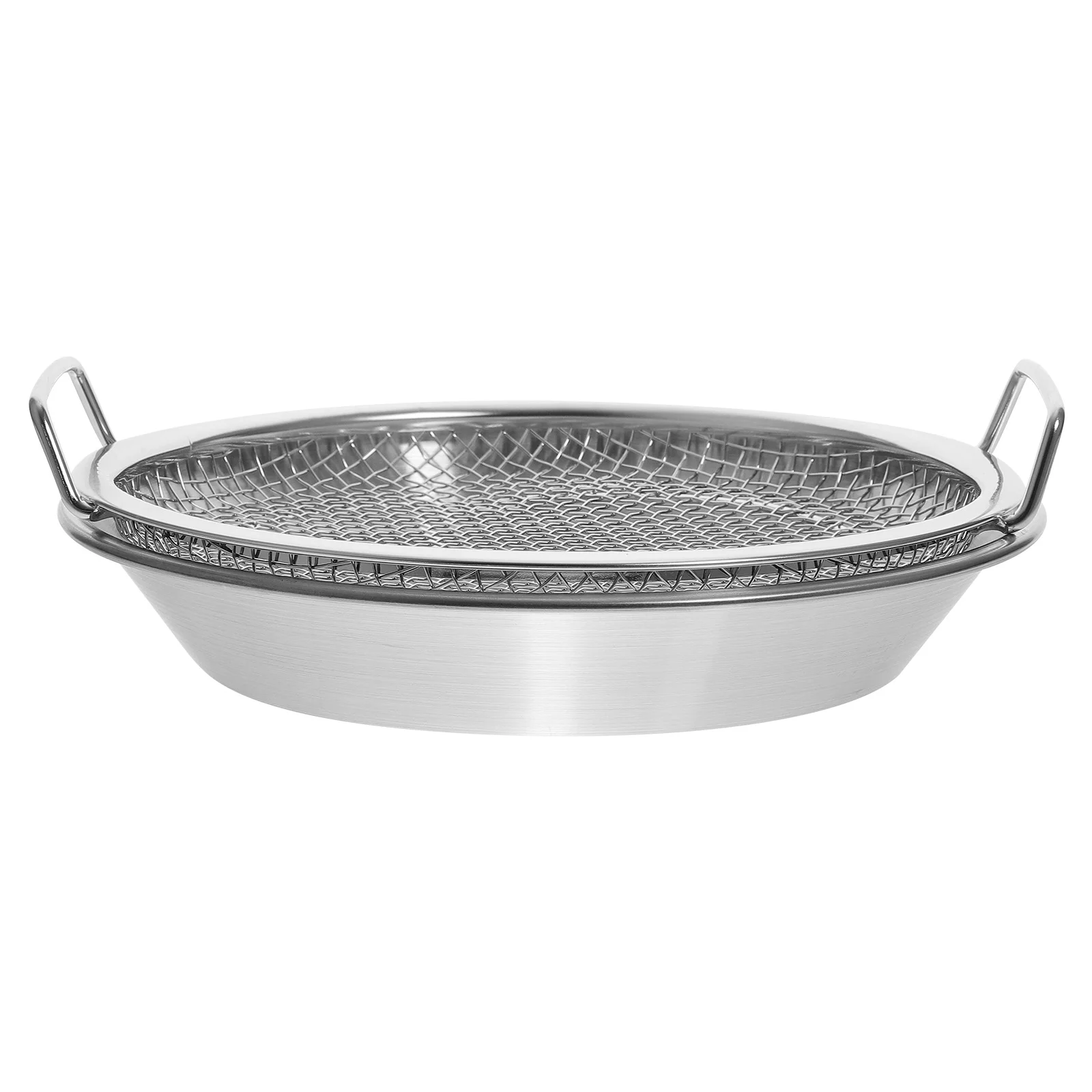 Escurridor de sartén, placa para barbacoa, Airfryer, asador de aceite, comida a la parrilla, contenedor para fritos, colador para aperitivos, pollo, bandeja para freír