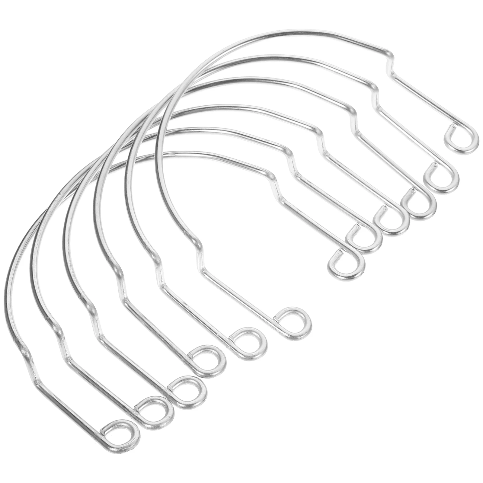 

6 Pcs Storage Rack Billiards Table Mesh Bag Holder Pool Accessories Aluminum Alloy Net Frame Pocket Liner