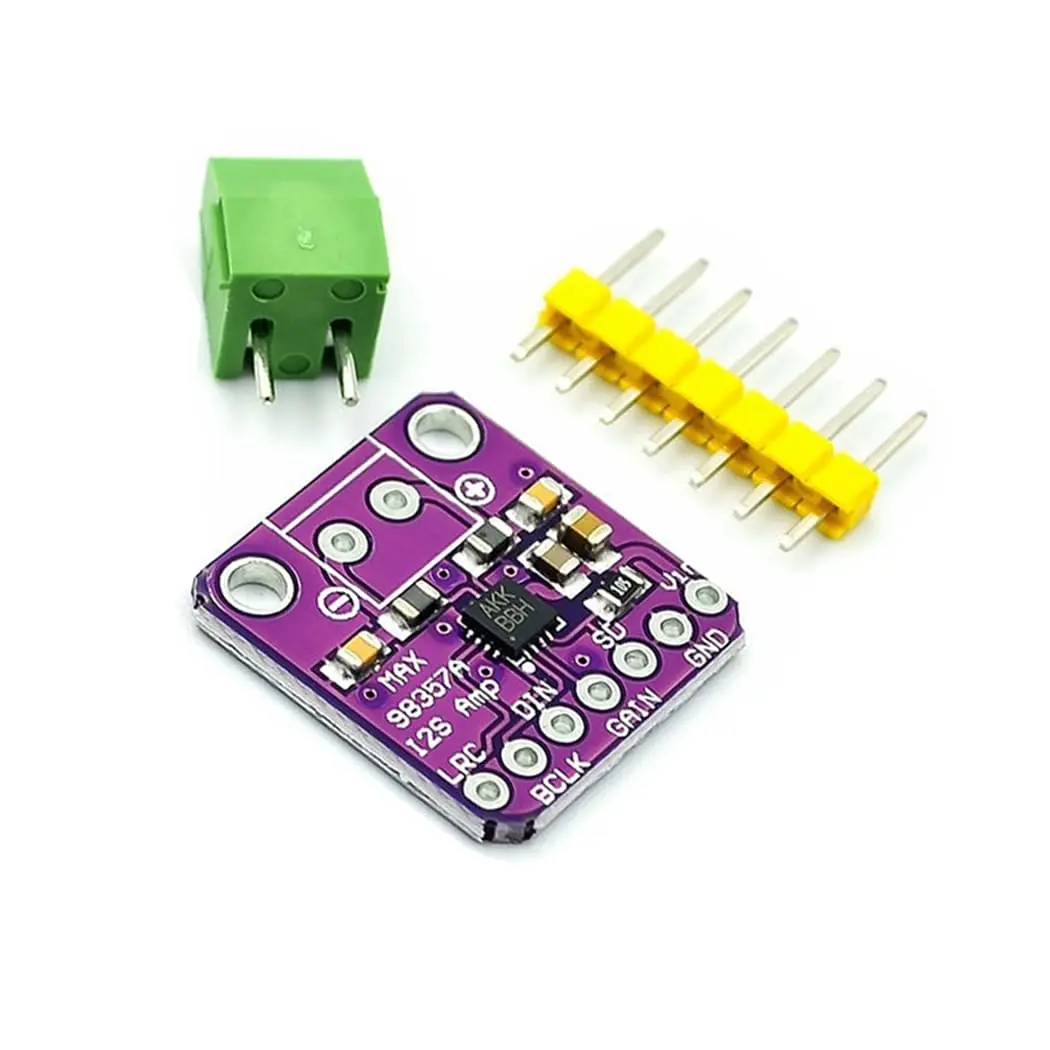 MAX98357 I2S 3W Class D Amplifier Breakout Interface Dac Decoder Module Filterless Audio Board for Raspberry Pi Esp32