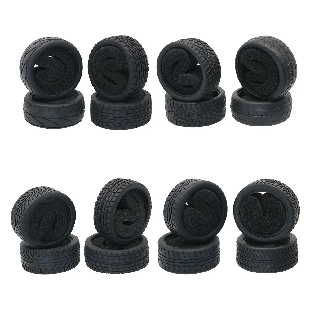 4pcs 1/10 On-Road Car Soft Tires 65MM High Grip Rubber Tyre Hot Melt Tire For HSP Tamiya HPI Kyosho 94122 RS4 D5 TT02 FW06 - view 3