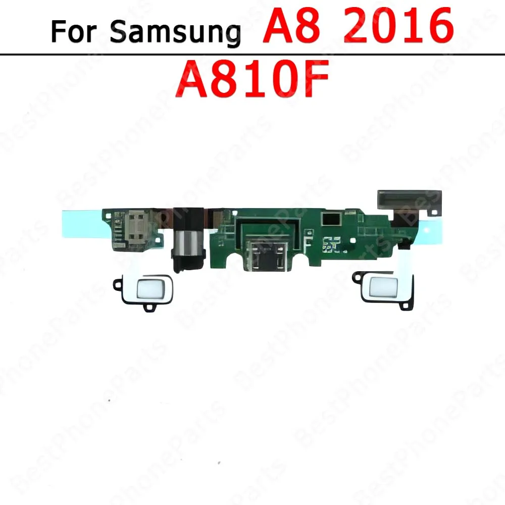 Usb Connector Charging Port For Samsung Galaxy A8 A9 Pro 2019 A3 A5 2016 A7 2018 Charge Board Plate Ribbon Socket Parts