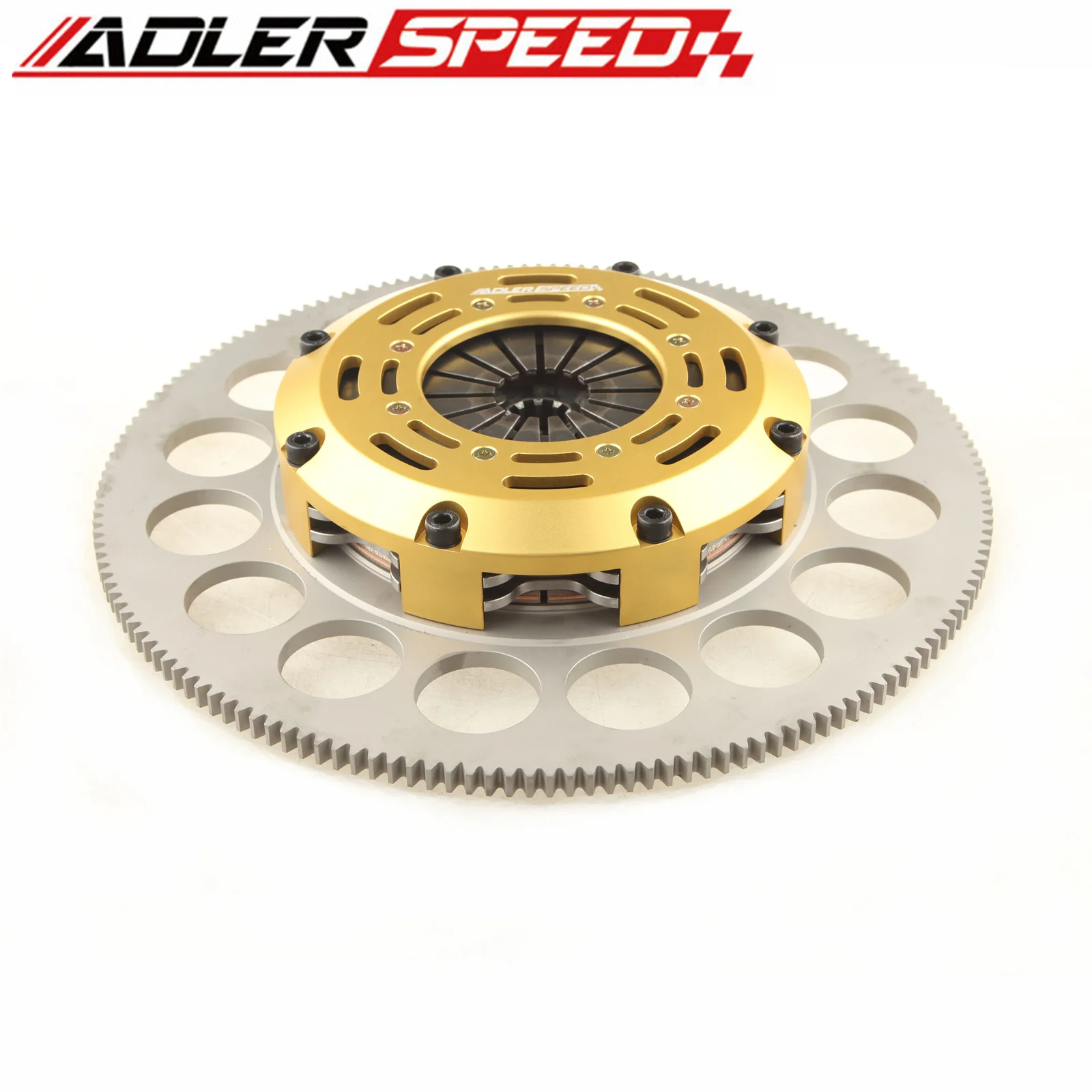 

ADLERSPEED RACE CLUTCH TWIN DISC KIT MEDIUM WT For 96-04 FORD MUSTANG GT 6-BOLT