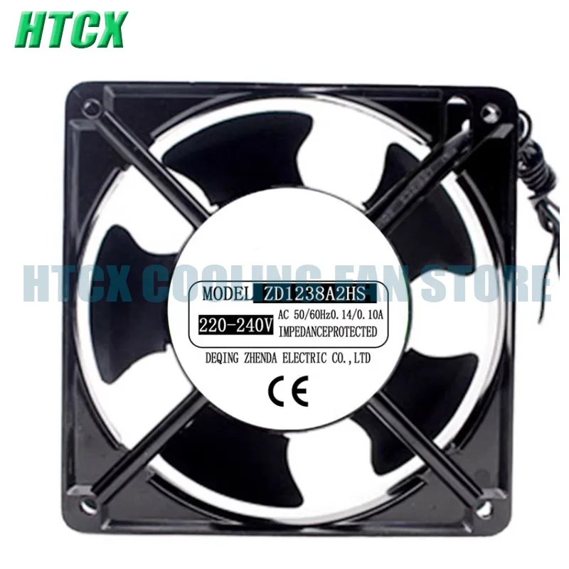 NEW for ZD1238A2HS AC 220V/240V 0.14A/0.1A 120*120*38mm 12038 12CM Axial Cooling Fan