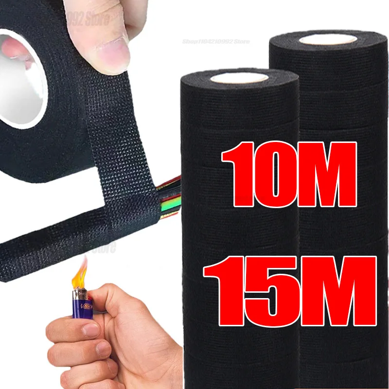 Sound Absorbing Tape Black Adhesive Electrical Soundproof Tape Electric Insulation Tape Automotive Fabric Cloth Tapes