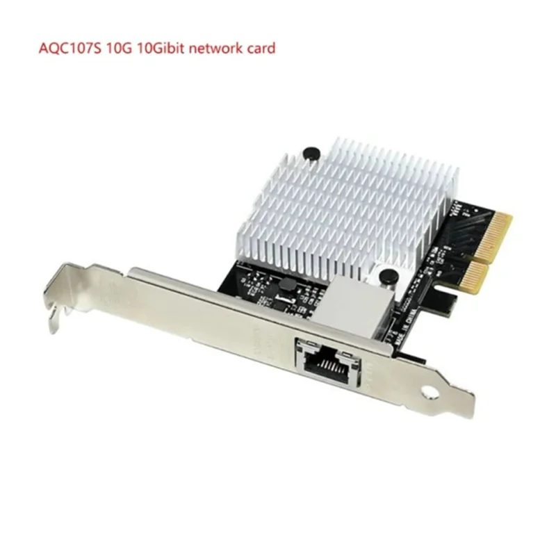 

Durable-AQC107S 10Gb Ethernet Adapter Accessories Ethernet Card Performances, Easy Plug And Use Installation Energy Efficient,AQ