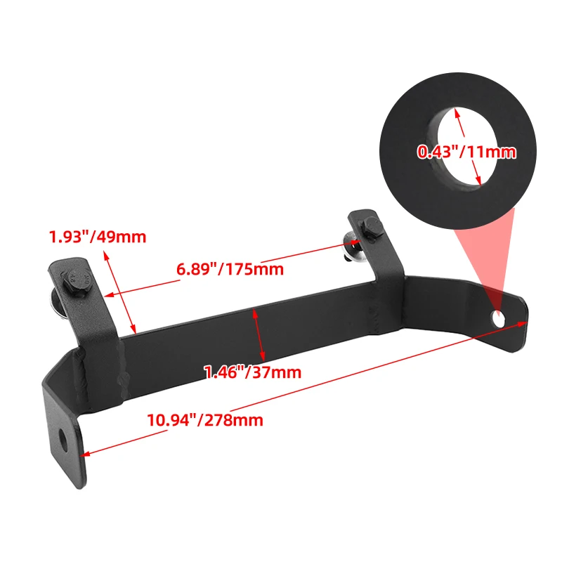 For Chopper Bobber Custom Black Motorcycle Bobber Seat Bracket Seats Springs Mount Accessories view 2