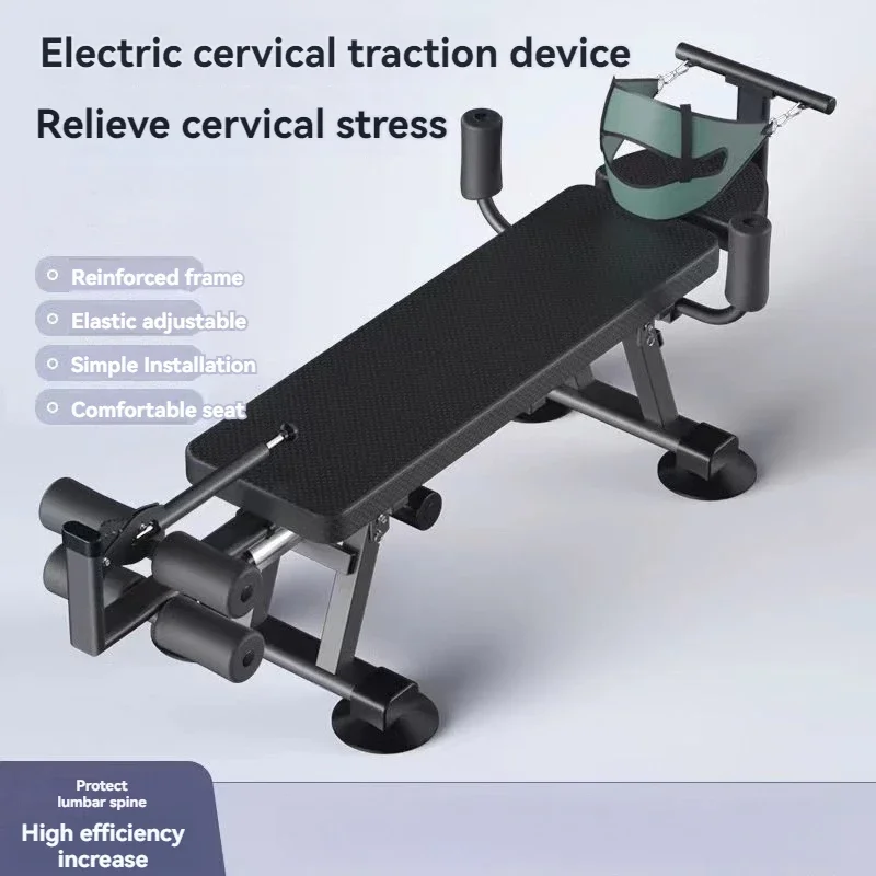 Cervical and Lumbar Spine Traction Inversion Machine, Height Increasing Device, Leg Stretcher, Home Fitness Equipment.