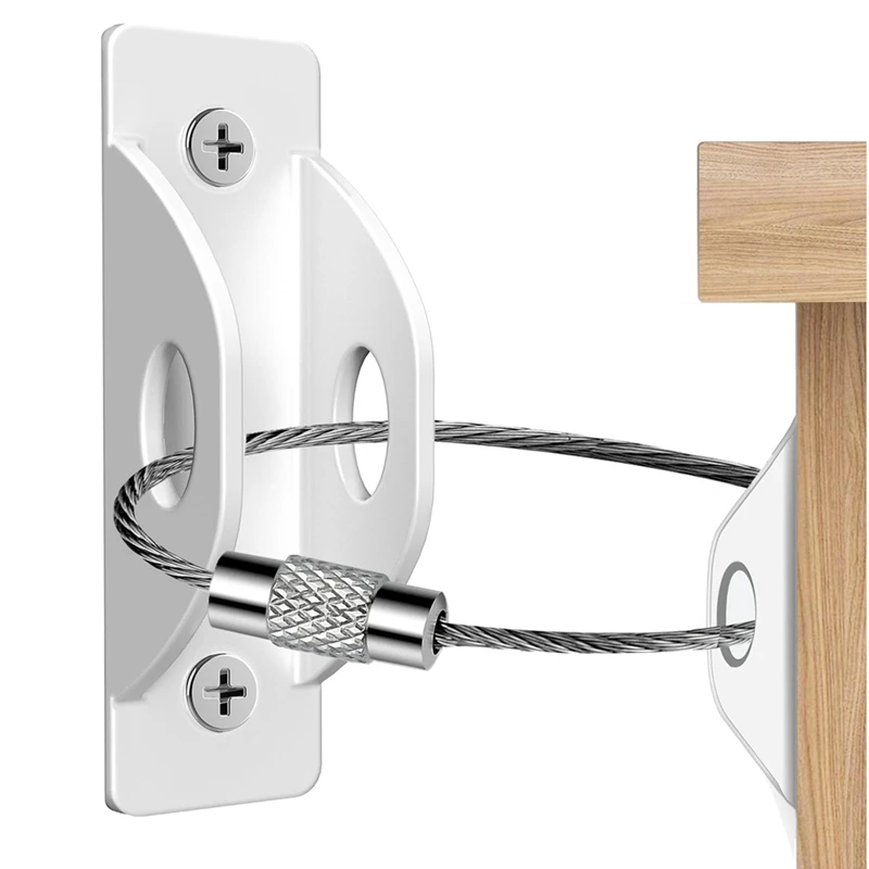 12 PCS Mobilya Dübelleri Mobilya Askısı Bebek Prova İçin Beyaz Çelik, Güvenli 420 Pound Mobilya