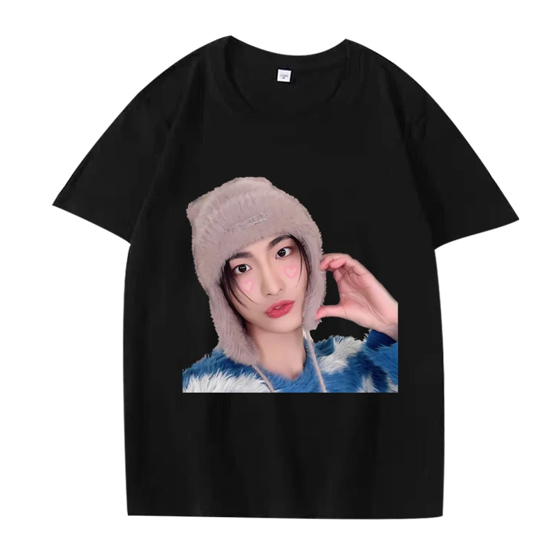 

Seonghwa ateez graphic T Shirt men ’s women Oversized 100% Cotton fashion cool streetwear short sleeve Summer print Unisex tops