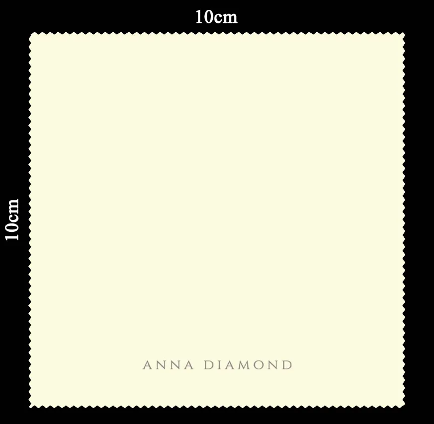 200 Pieces 10*10cm Beige Soft Sueded Cleaning Cloths Custom With Embossed Logo at Bottom Center