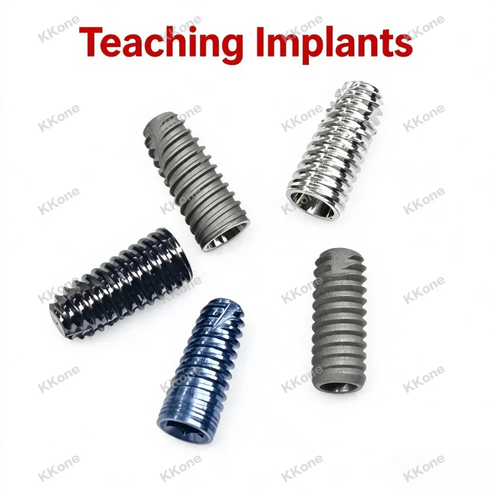 Teaching Implant Dental Teaching Practice Titanium Alloy Practical Training Tool For Dentium Osstem MIS Nobel Anthogyr Ankylos