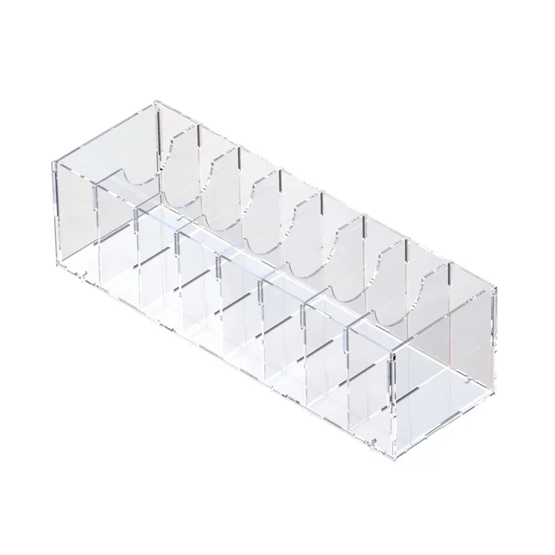 5/8 Grid Clear Acrylic Belt Organizer for Closet Assemble Belt Display Case for Tie Bow Tie Women Men Home Belt Holder