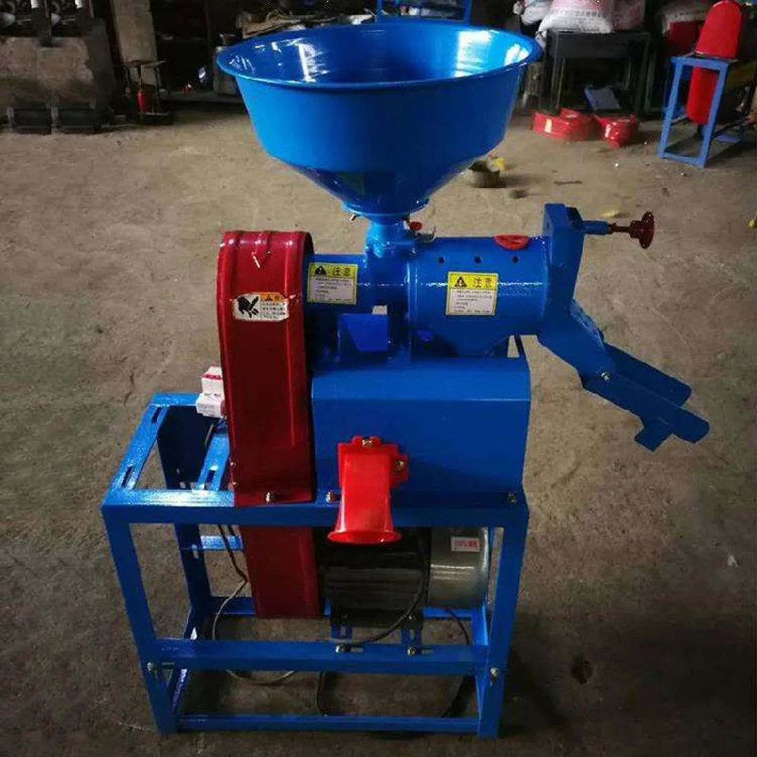 Rice mill commercial large-scale three-phase medium-sized new flour milling dual-purpose I machine peeling machine flour milling