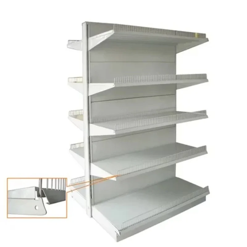 custom.Factory Price Double Sided Gondola Rack Supermarket Shelving Store Racks Display
