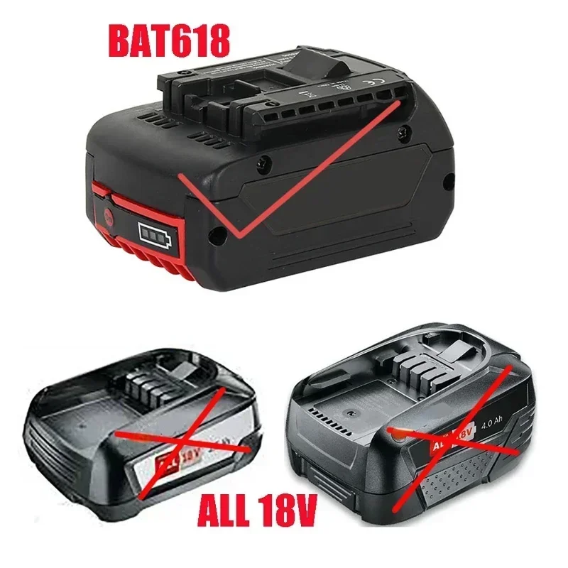 Battery for Bosch 18V 14.4VV Battery BAT618 BAT614  to PD  QC3.0 Type-c USB  Tool Parts Accessories