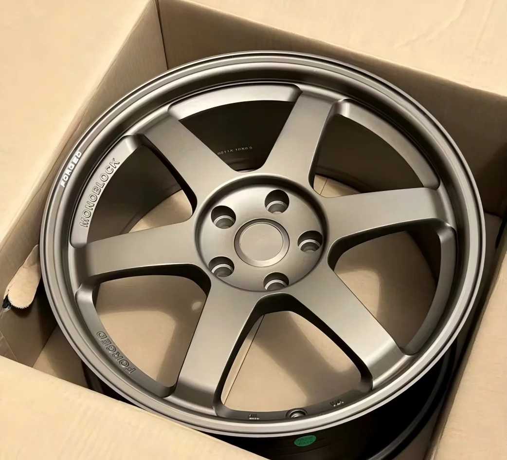 Custom Monoblock Factory Direct Wholesale Forged Wheels 1-Piece T6061Aluminum alloy 18 19 20 21 22 24 Inch for Volk Racing TE37