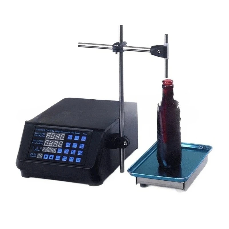 Small automatic weighing time dual mode liquid filling machine