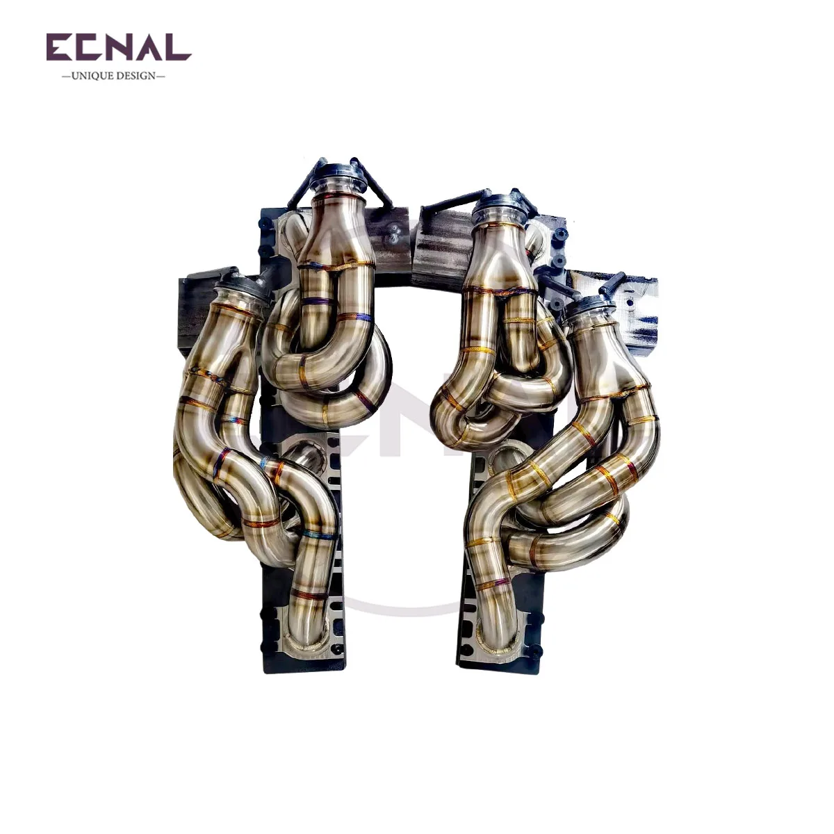 Ecnal Exhaust Manifold Headers for Lamborghini LP700 V12 6.5L 2011+ High Performance SS304 Sport Exhaust Pipe System