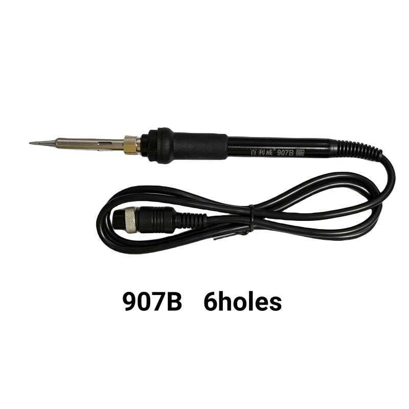 936 Soldering Station 907 Thermostatic Soldering Iron Handle 5 Pins 6 Holes 7 Holes Electric Soldering Iron Replacement Handle