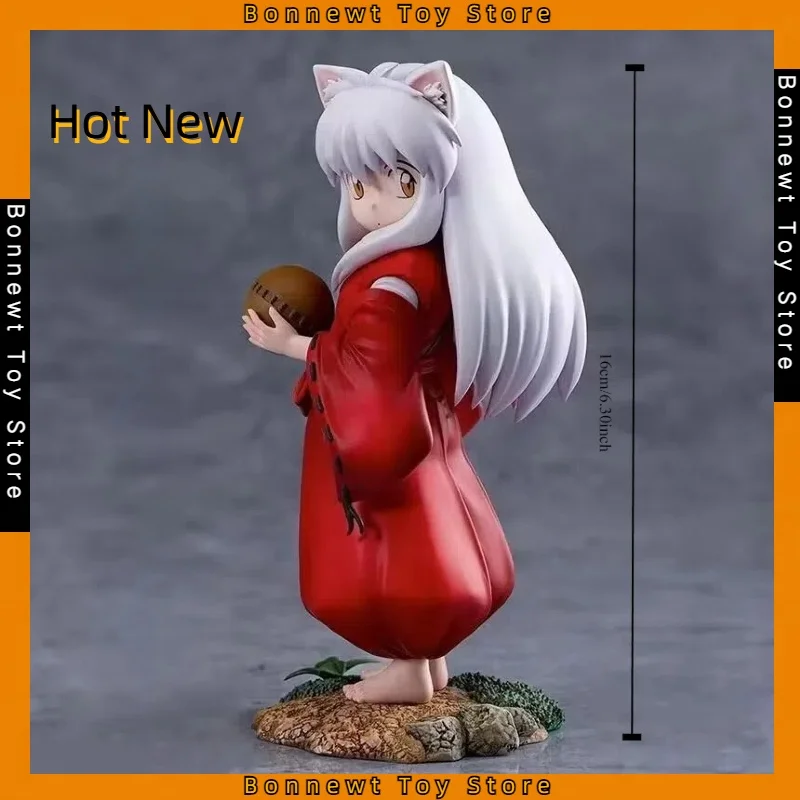 

New 16cm Anime Inuyasha figure cute doll model standing posture peripheral gifts desktop ornaments