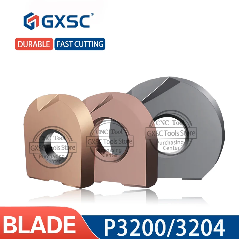 Groove Type Semi-circular Milling Cutter Blades P3200/3204 For T2139 Ball Head Blade D8 D10 D12 D16 D2 D25 D30 D32 Cutting Tools
