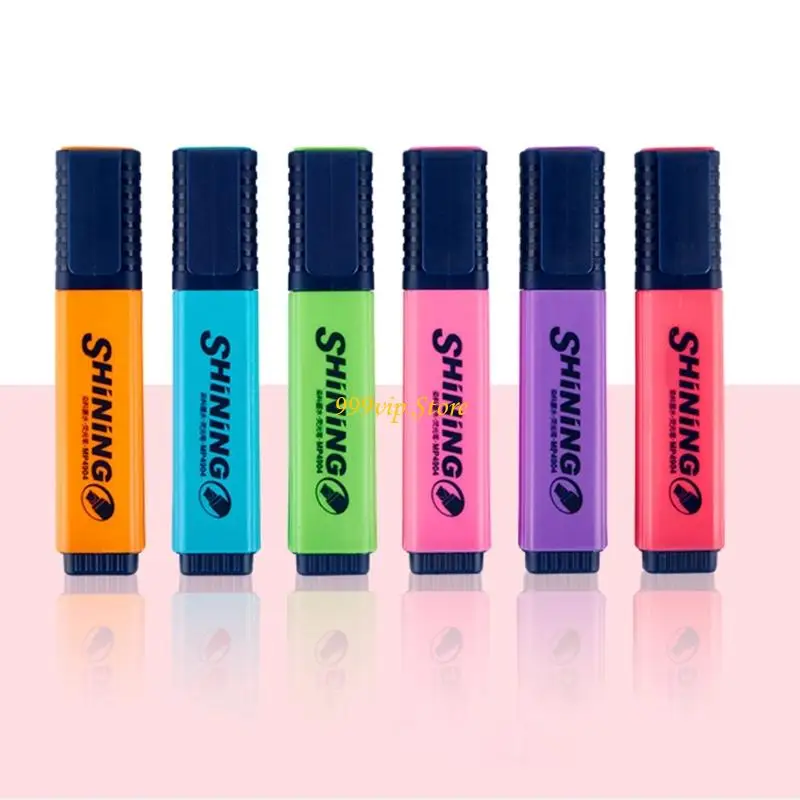 

C90C Fluorescent Marker Pen with Chiseled Tip For Card Making Scrapbooking Journal
