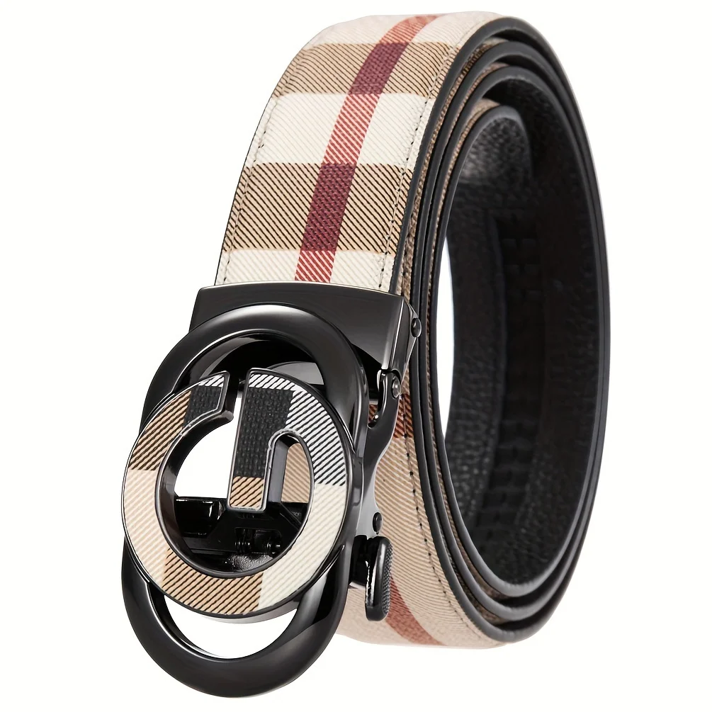 Men's Luxury Leather Cowhide Belt Classic Design & Durable Buckle Perfect for Formal & Business Attire Belts for Men 2026 New