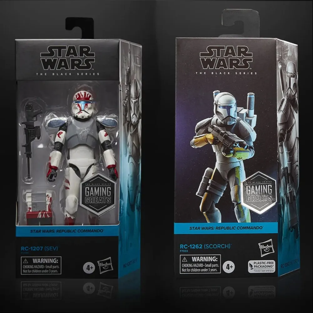 

Star Wars Original RC1270 1262 REV The Black Series Gamestop 6-inch Republic Commando Action Figure Model Collectible Toy Gift