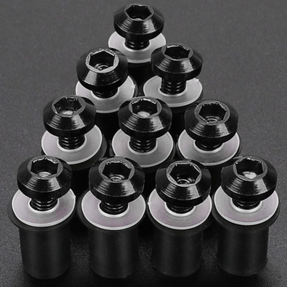 

M5 Screws Rubber Nuts FOR VOGE Valico 900DSX DS525X CU525 525AC 500AC Valico 300 Rally Windscreen Fairing Windshield Bolt Screws