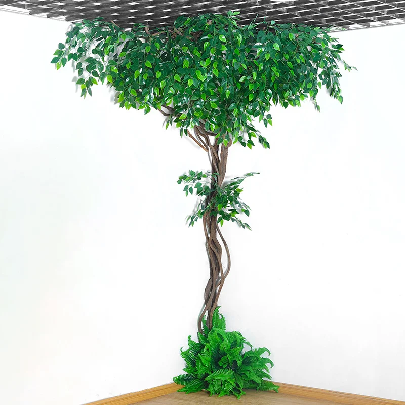 Artificial Green Plants Winding Vine Indoor Vine False Banyan Tree Branch Vine Living Room Family Office Wedding Decoration