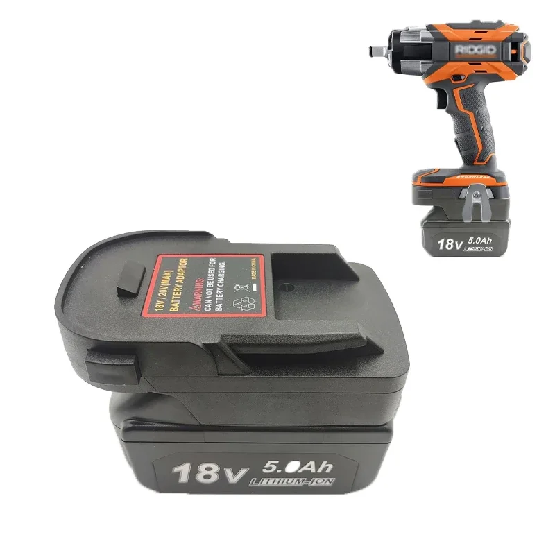 For Ridgid / AEG 18V Adapter For Makita 18V Li-ion Battery Convert To For Ridgid / AEG LXT 18V Power Tools Electric Drills