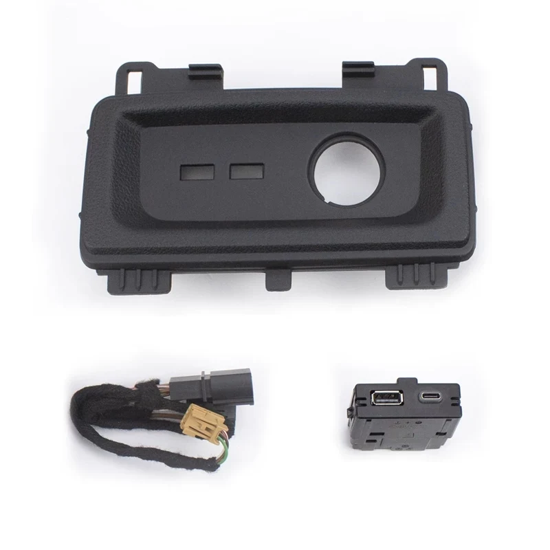 For A4 B9 A4 S4 A5 S5 Allroad Avant Rear seat smartphone fast charging USB Type-C interface rear USB charging type-c charging