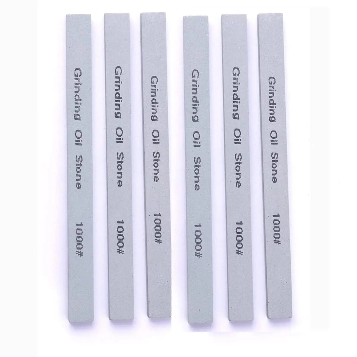 

6pcs 1000# Green Carbon Whetstone Stone Set Sharpening OilStone Kit Knife Sharpener Sharpening Stone(5.9x0.47x0.24Inch)