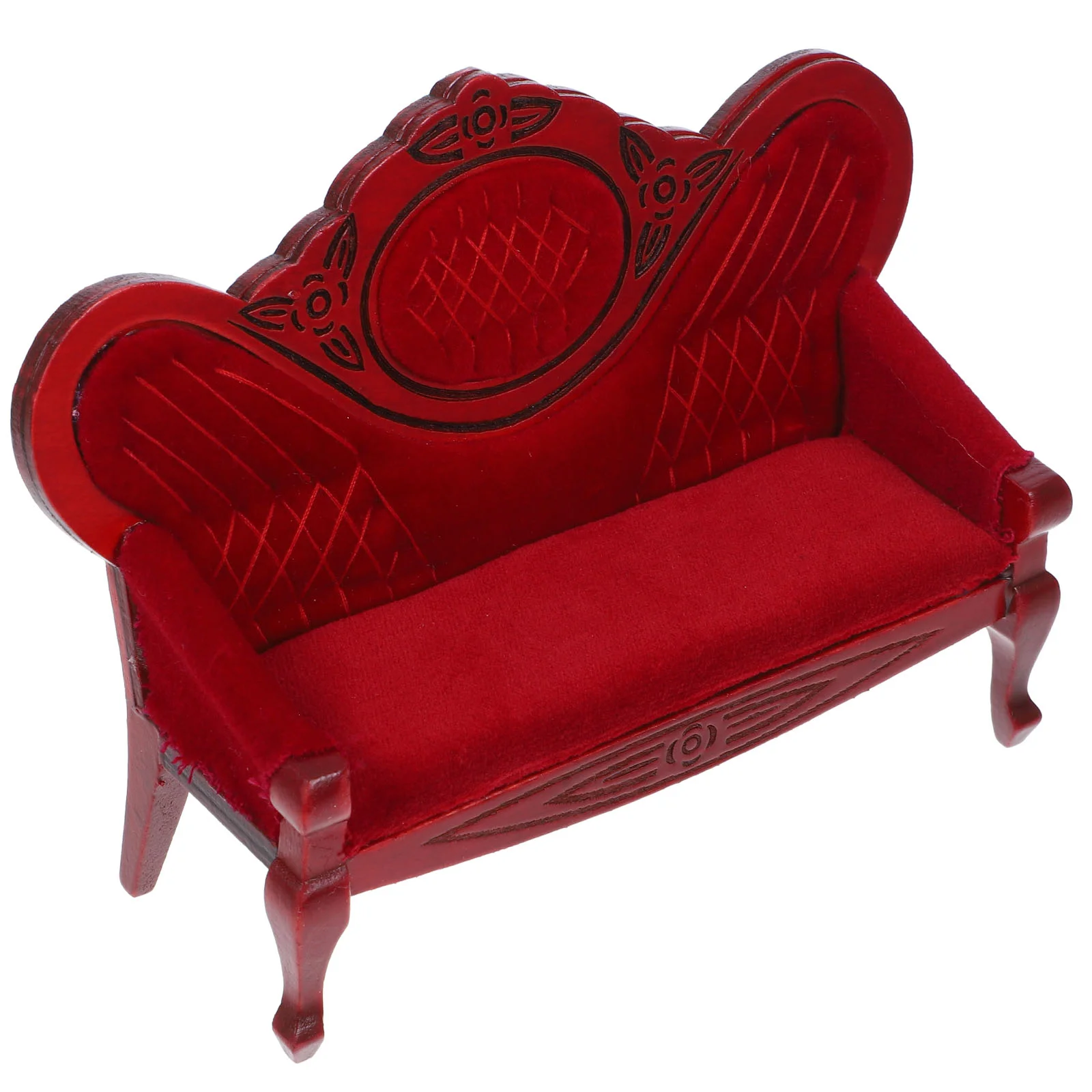 House Furniture Mini Accessory Decorative Sofa Adorable Tiny Couches Miniature Toys Model Accessories
