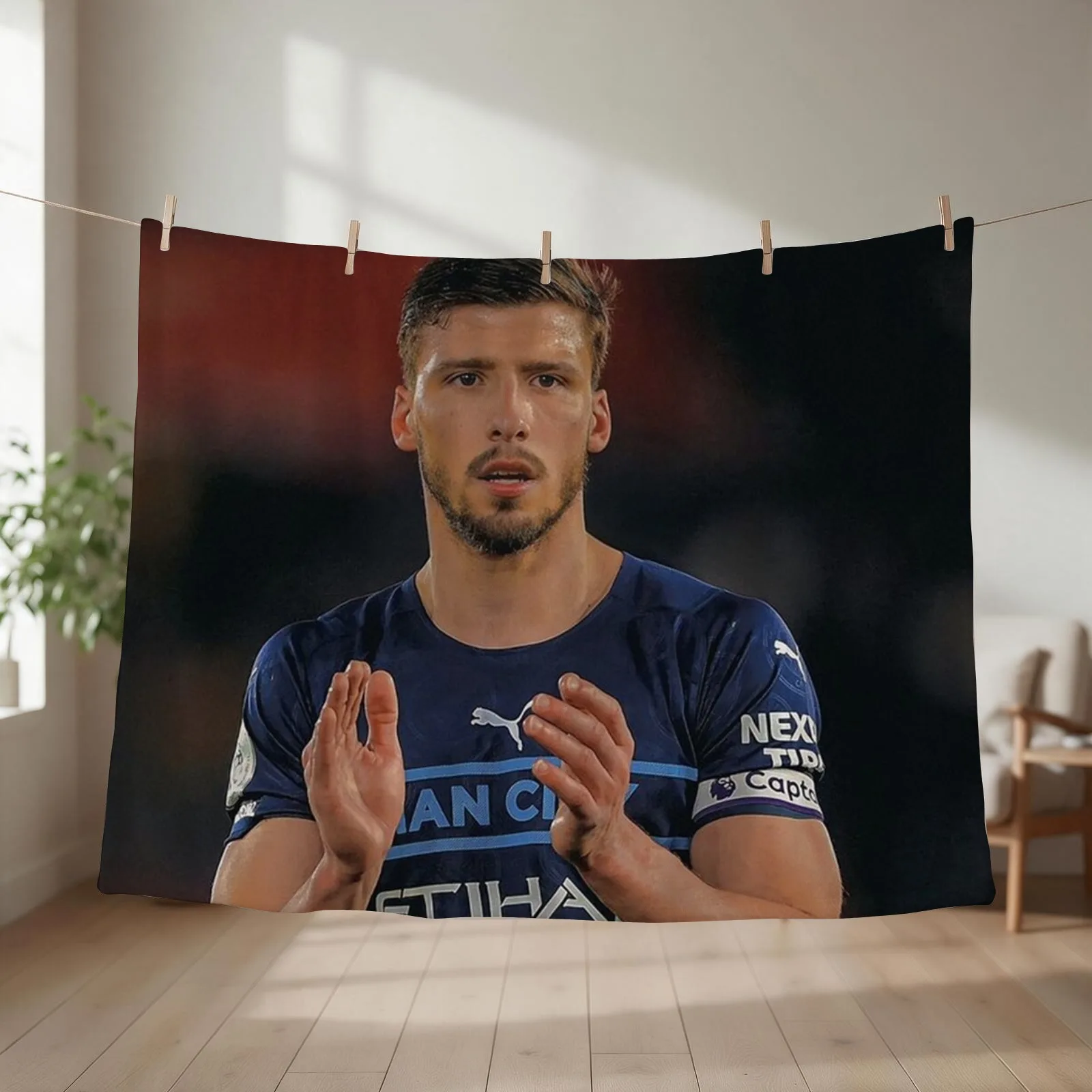 Ruben Dias Throw Blanket couch cozy soft plush fuzzy picnic outdoor blanket