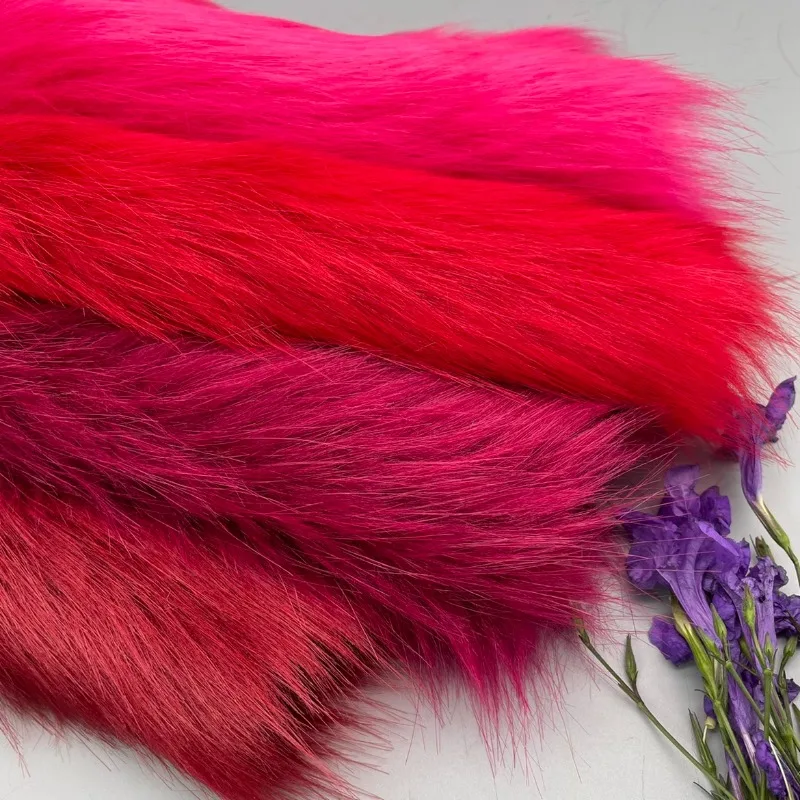 5cm Plush Fabric Imitation Fox Fur Cotton Doll Hair Thickened Fur Collar Jewelry Background Cloth By The Meter Wholesale