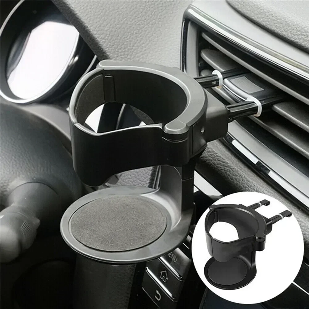 Car Cup Holder Car Air Conditioning Vent Ashtray Fixed Bracket Car Drink Clip-On Mount Holder Cup With EVA Anti-skid Pads USEFUL