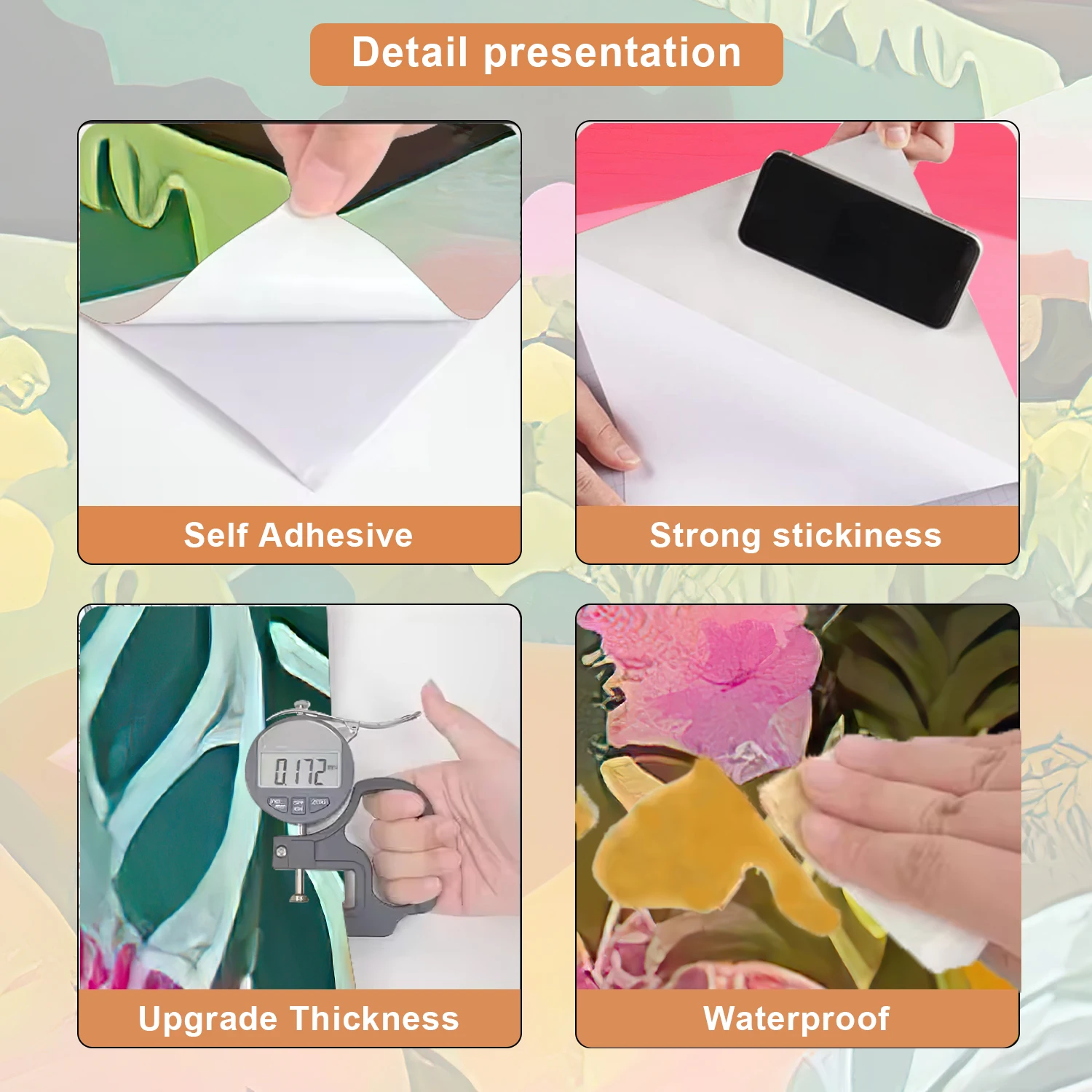 Colorful Mountains View Series Arch Wall Sticker Bedroom Living Room Art Wallpaper Decal Mural Decor Waterproof Peel & Stick