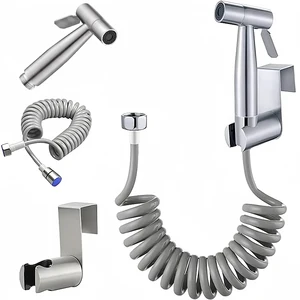 Handheld Edelstahl Bidé Sprayer Kit, Toilette, Sprühen, 3 -Way -Sprühpistolenventil, Bögen für persönliche Hygiene und Haustierbad verwendet 6 Hauptverkauf hygienisches Metall - №1