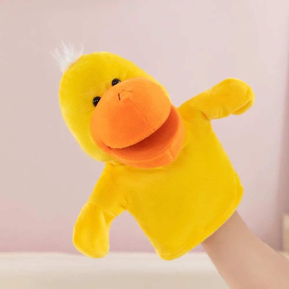 ตุ๊กตาสัตว์เล่น ตุ๊กตาสัตว์มือ ตุ๊กตาผ้ากำมะหยี่ ของเล่นเสริมพัฒนาการเด็ก ตุ๊กตาหมูการ์ตูน ตุ๊กตาสวมมือ ตุ๊กตาสวมนิ้ว ถุงมือเล่น