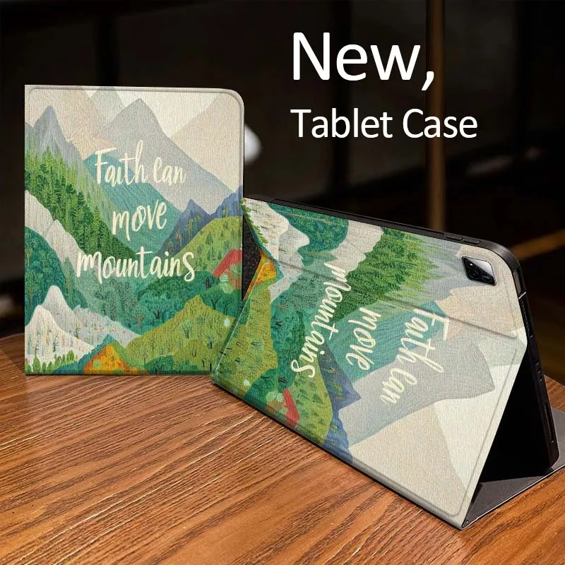 

Snowy Mountain Forest Scene For Xiaomi Mi Redmi Pad 2 4 5 7S 6S 6 7 8 Plus SE Pro K 2025 inch 8.7 11 Tablet Case