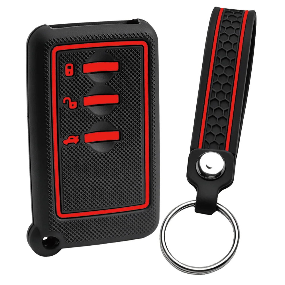 remote key case For Subaru Forester Outback Crosstrek Impreza Ascent WRX BRZ Legacy XV with finger loop and key ring daily use